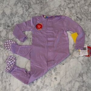 NWT MAGNETIC ME MODAL PURPLE FOOTIE 12/18M